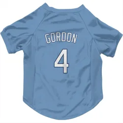 Kansas City Royals Alex Gordon Light Blue Pet Jersey for Dog & Cat
