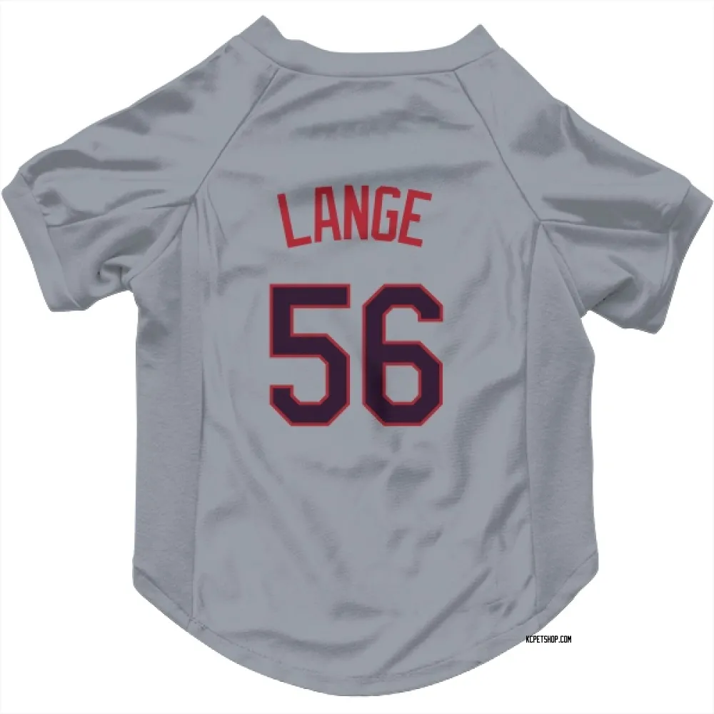 Kansas City Royals Alex Lange Gray Pet Jersey for Dog & Cat