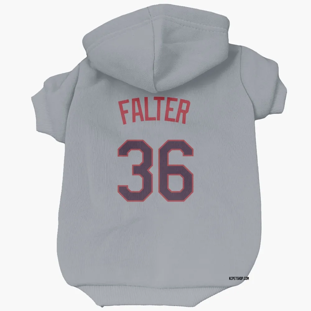 Kansas City Royals Bailey Falter Gray Pet Hoodie for Dog & Cat