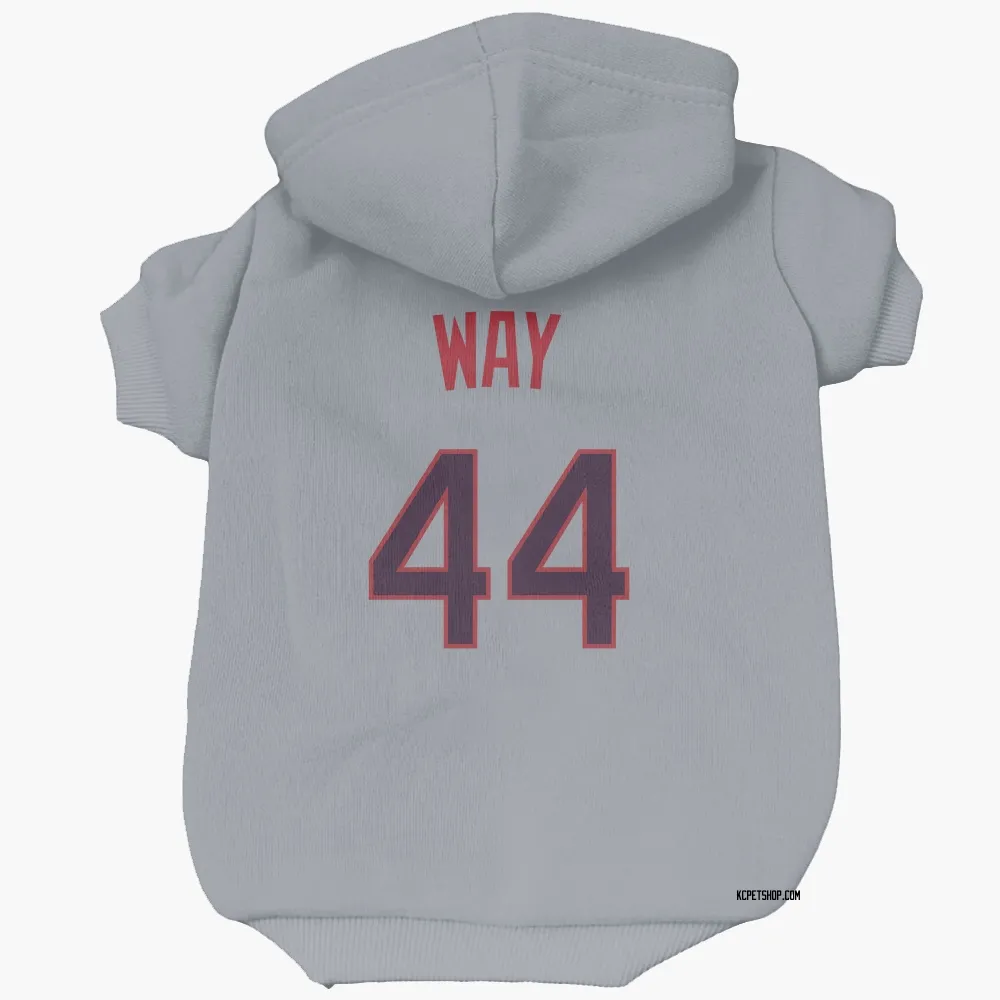 Kansas City Royals Beck Way Gray Pet Hoodie for Dog & Cat