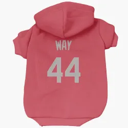 Kansas City Royals Beck Way Red Gray Pet Hoodie for Dog & Cat