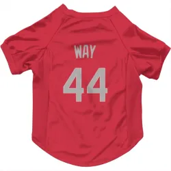 Kansas City Royals Beck Way Red Gray Pet Jersey for Dog & Cat