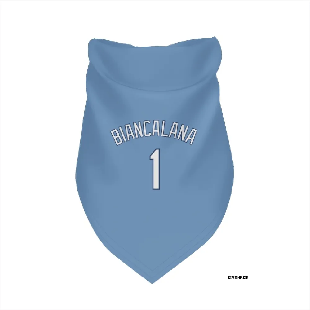 Kansas City Royals Buddy Biancalana Light Blue Pet Bandana for Dog & Cat