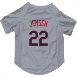 Kansas City Royals Carter Jensen Gray Pet Jersey for Dog & Cat