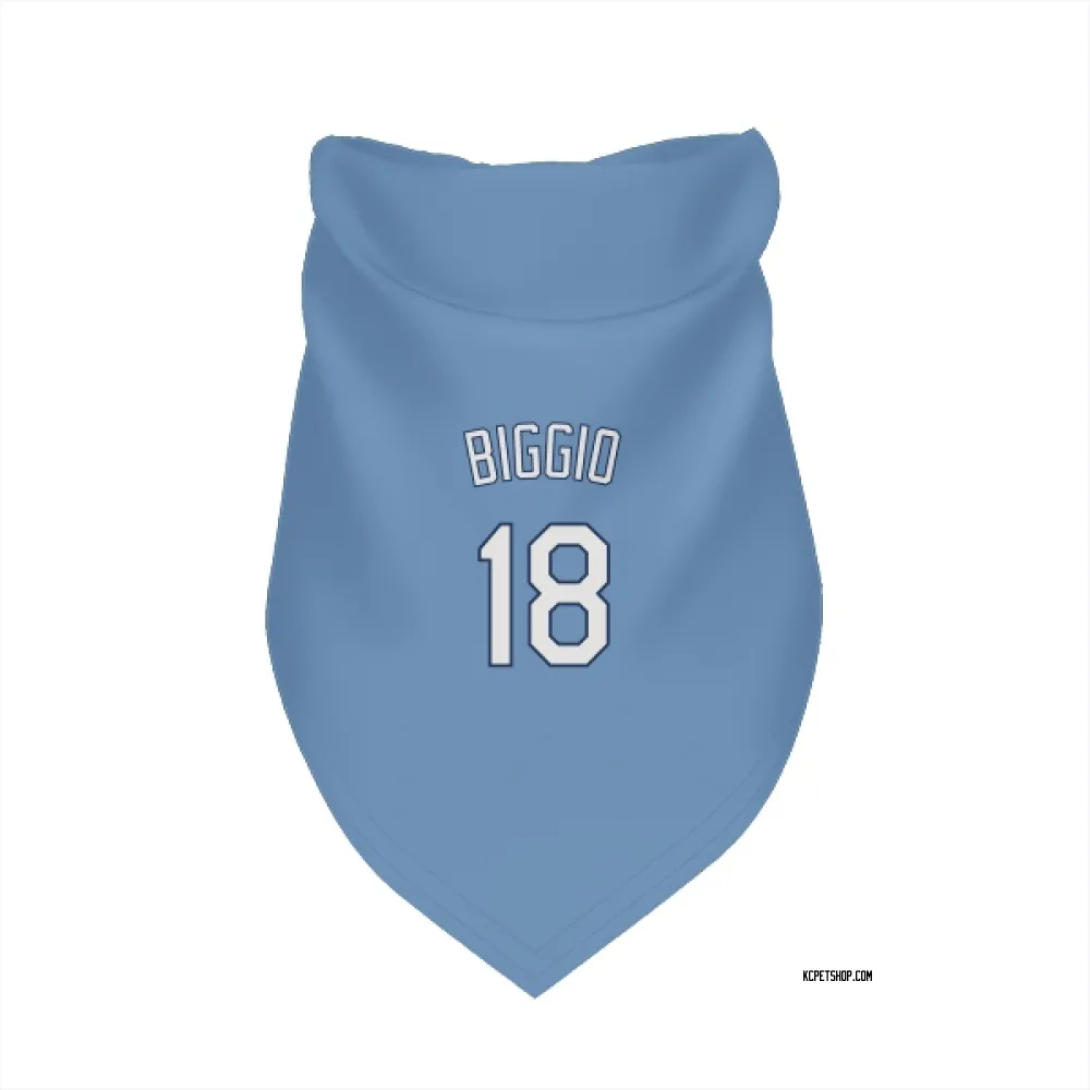 Kansas City Royals Cavan Biggio Light Blue Pet Bandana for Dog & Cat