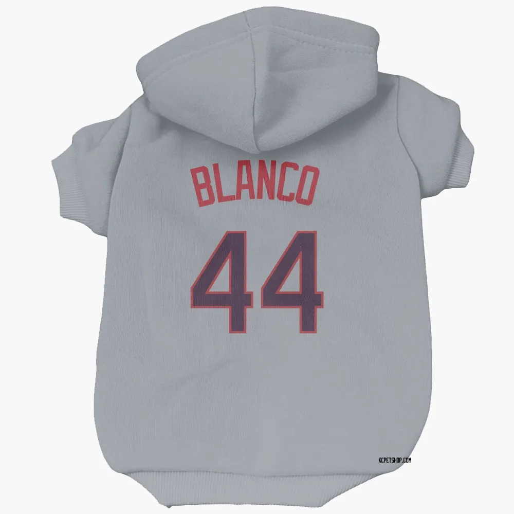 Kansas City Royals Dairon Blanco Gray Pet Hoodie for Dog & Cat