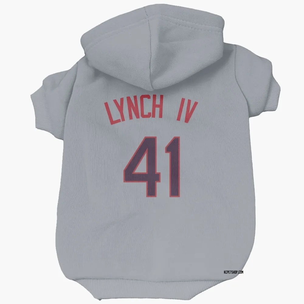 Kansas City Royals Daniel Lynch IV Gray Pet Hoodie for Dog & Cat