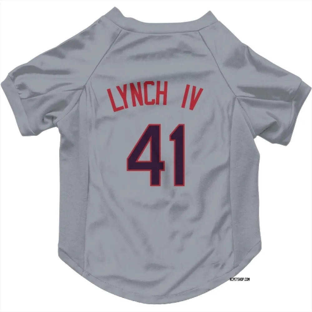 Kansas City Royals Daniel Lynch IV Gray Pet Jersey for Dog & Cat