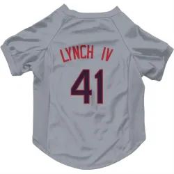 Kansas City Royals Daniel Lynch IV Gray Pet Jersey for Dog & Cat