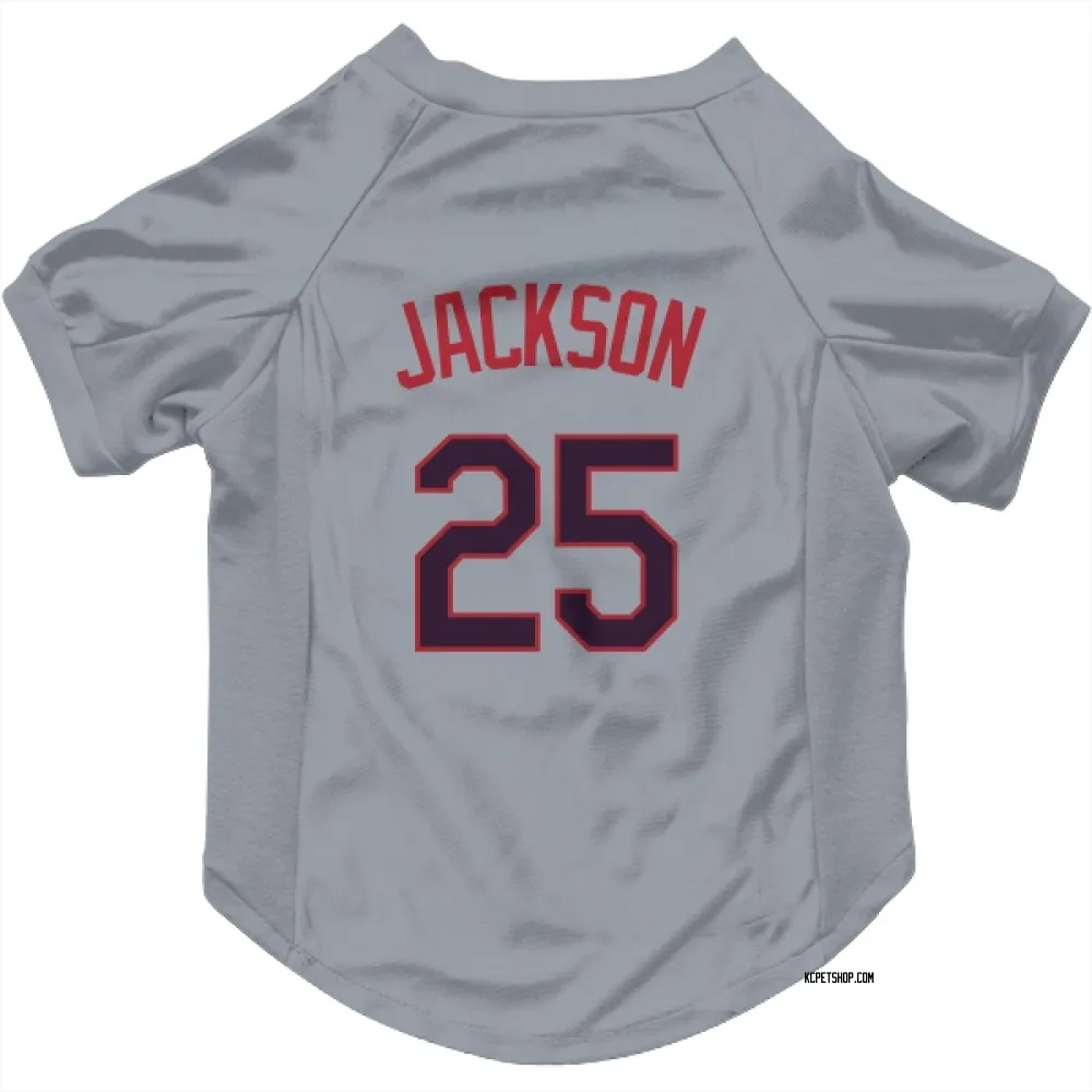 Kansas City Royals Danny Jackson Gray Pet Jersey for Dog & Cat