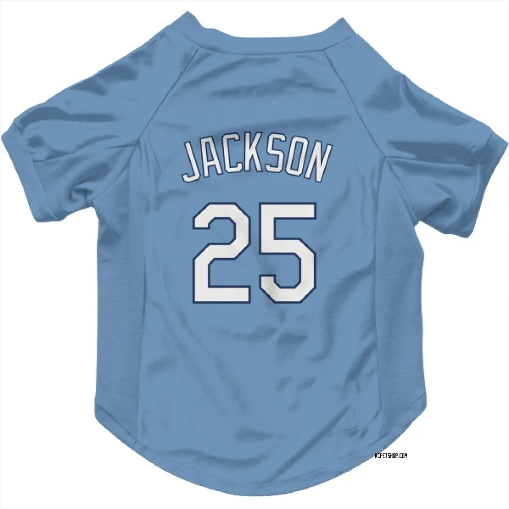 Kansas City Royals Danny Jackson Light Blue Pet Jersey for Dog & Cat