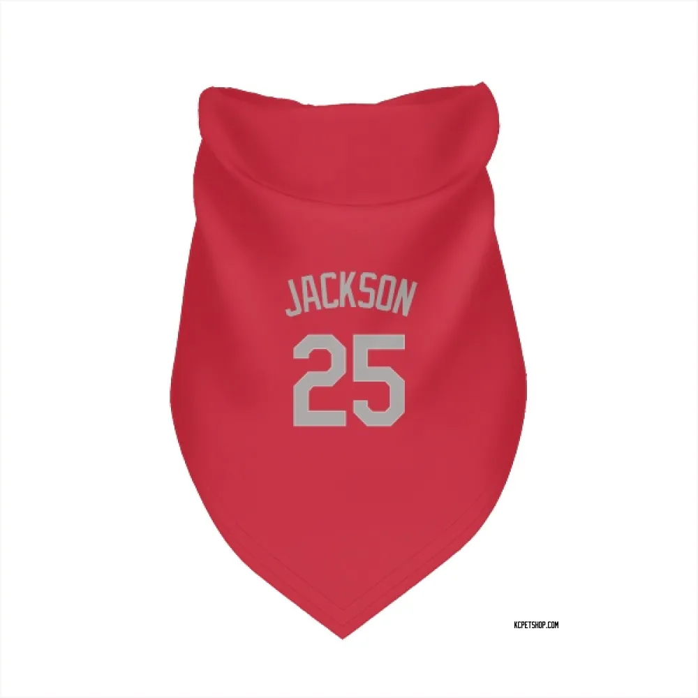 Kansas City Royals Danny Jackson Red Gray Pet Bandana for Dog & Cat
