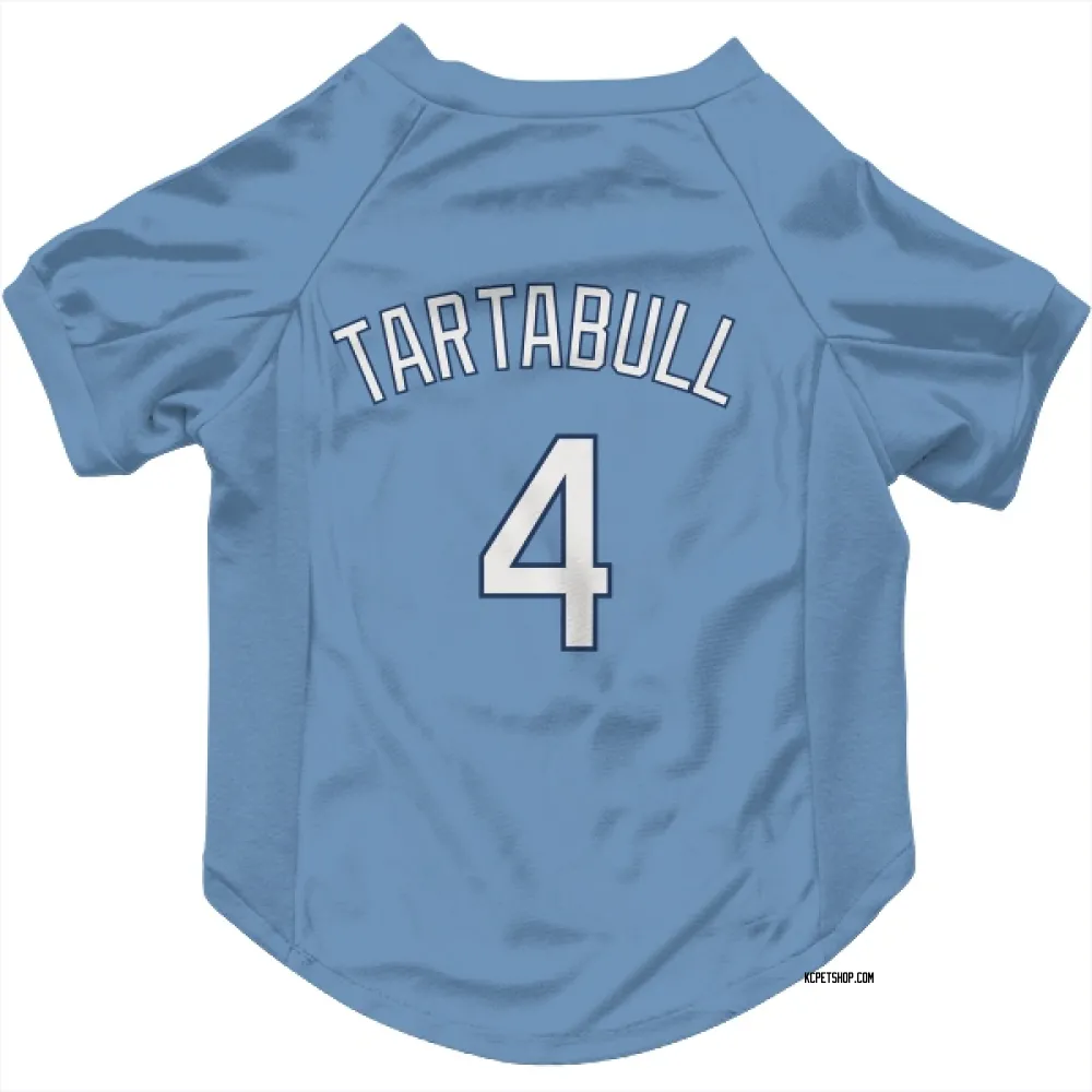 Kansas City Royals Danny Tartabull Light Blue Pet Jersey for Dog & Cat