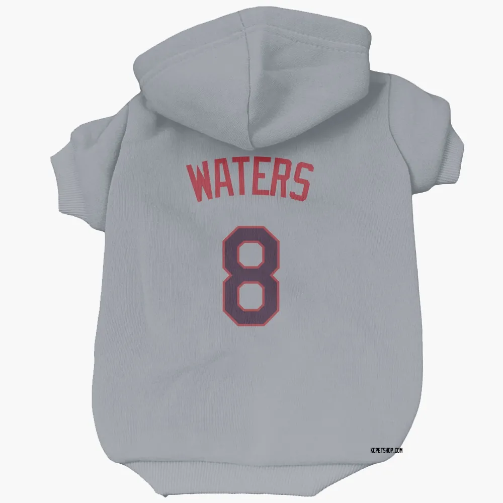Kansas City Royals Drew Waters Gray Pet Hoodie for Dog & Cat