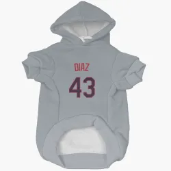 Kansas City Royals Elias Diaz Gray Pet Hoodie for Dog & Cat