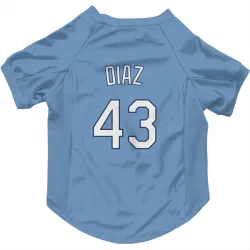 Kansas City Royals Elias Diaz Light Blue Pet Jersey for Dog & Cat