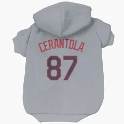 Kansas City Royals Eric Cerantola Gray Pet Hoodie for Dog & Cat