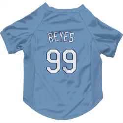 Kansas City Royals Franmil Reyes Light Blue Pet Jersey for Dog & Cat
