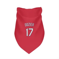 Kansas City Royals Hunter Dozier Red Gray Pet Bandana for Dog & Cat