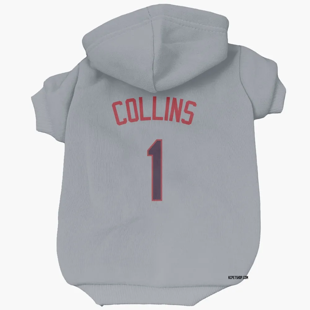 Kansas City Royals Isaac Collins Gray Pet Hoodie for Dog & Cat