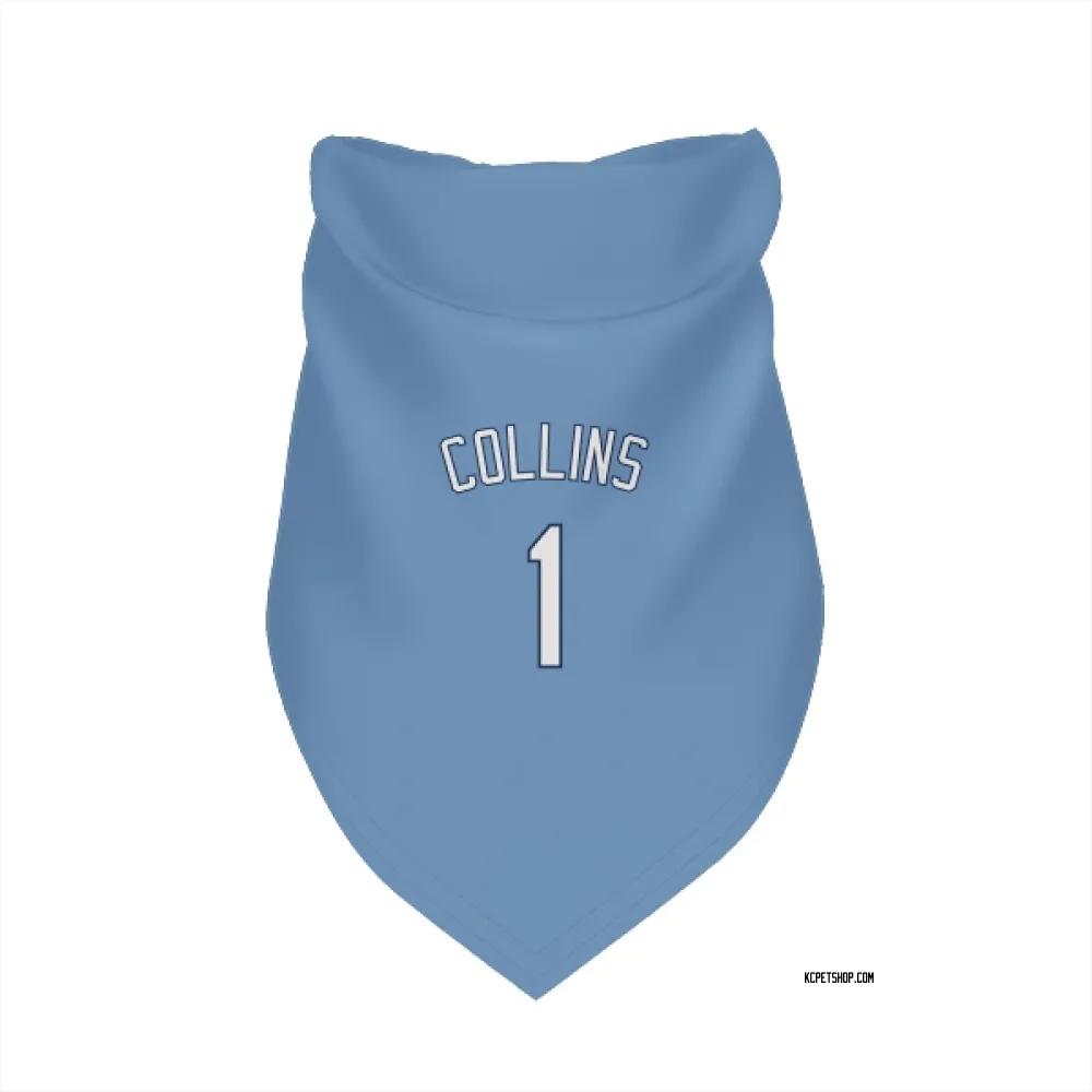 Kansas City Royals Isaac Collins Light Blue Pet Bandana for Dog & Cat