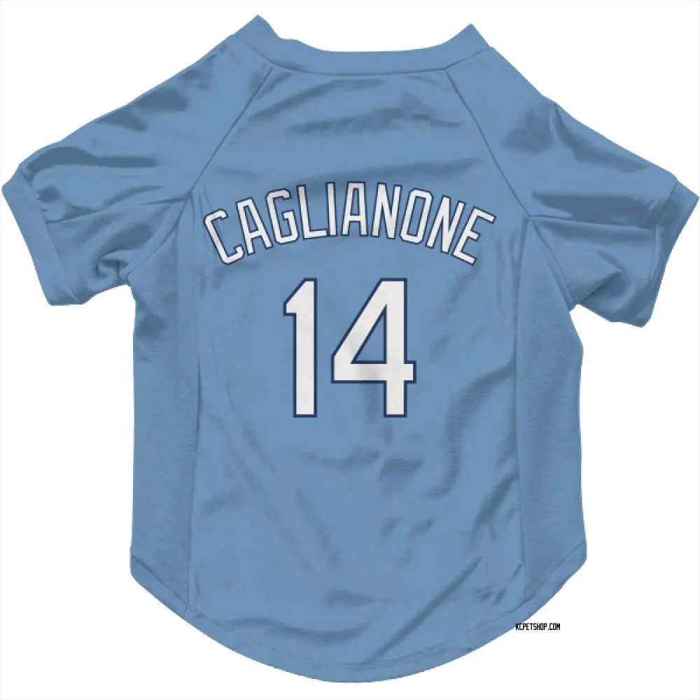 Kansas City Royals Jac Caglianone Light Blue Pet Jersey for Dog & Cat
