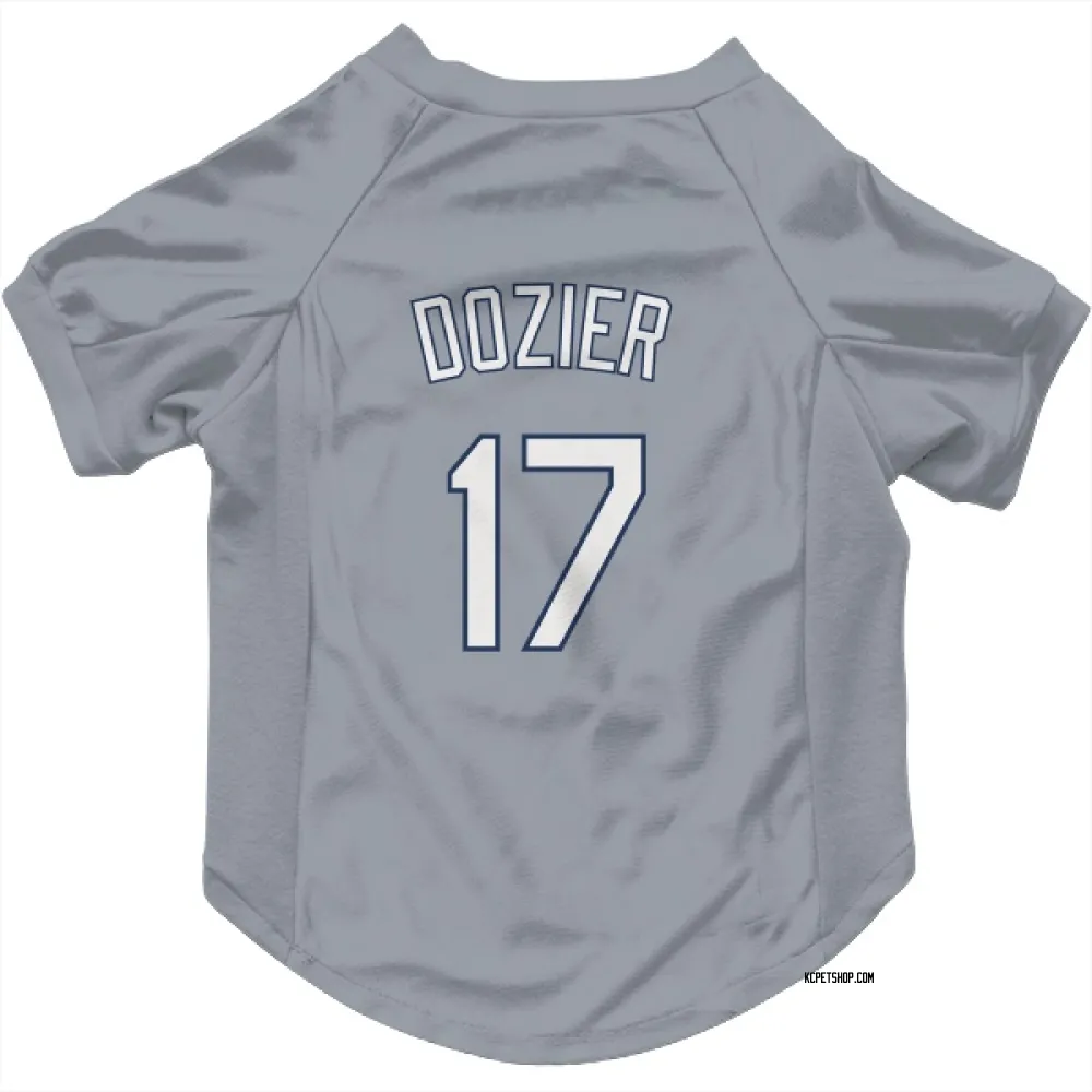 Kansas City Royals Jake Brentz Gray Pet Jersey for Dog & Cat
