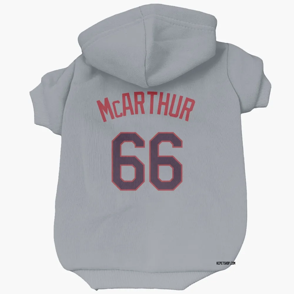 Kansas City Royals James McArthur Gray Pet Hoodie for Dog & Cat