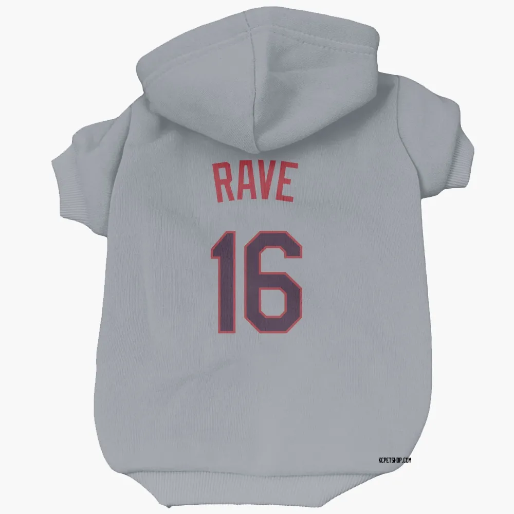 Kansas City Royals John Rave Gray Pet Hoodie for Dog & Cat