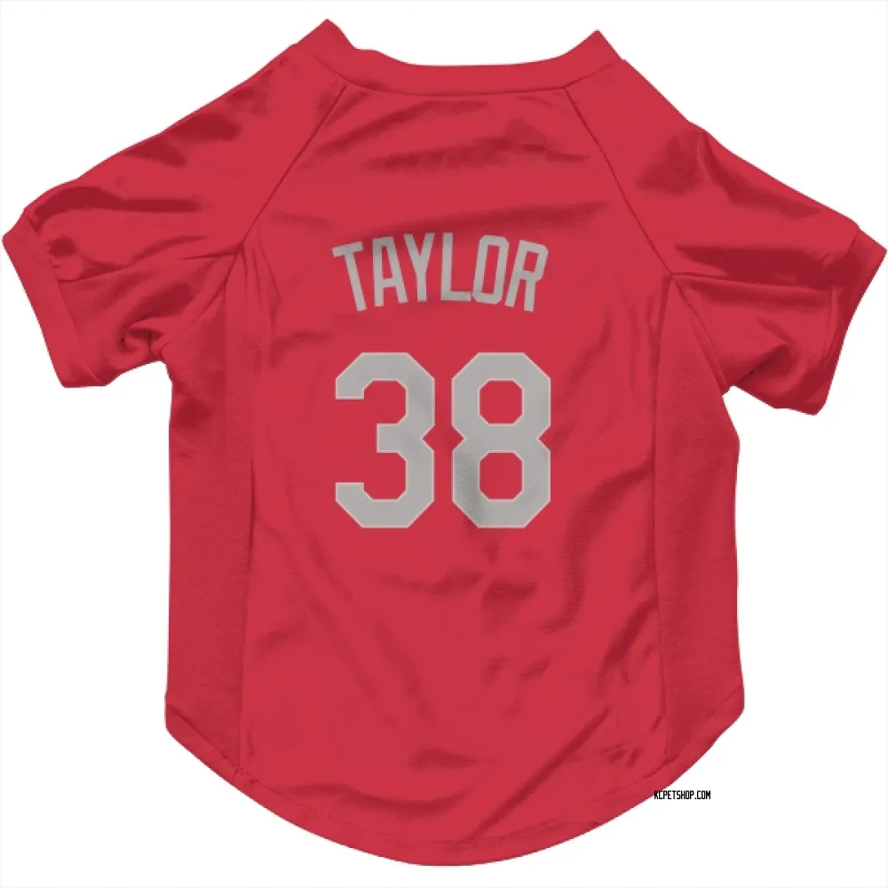 Kansas City Royals Josh Taylor Red Gray Pet Jersey for Dog & Cat