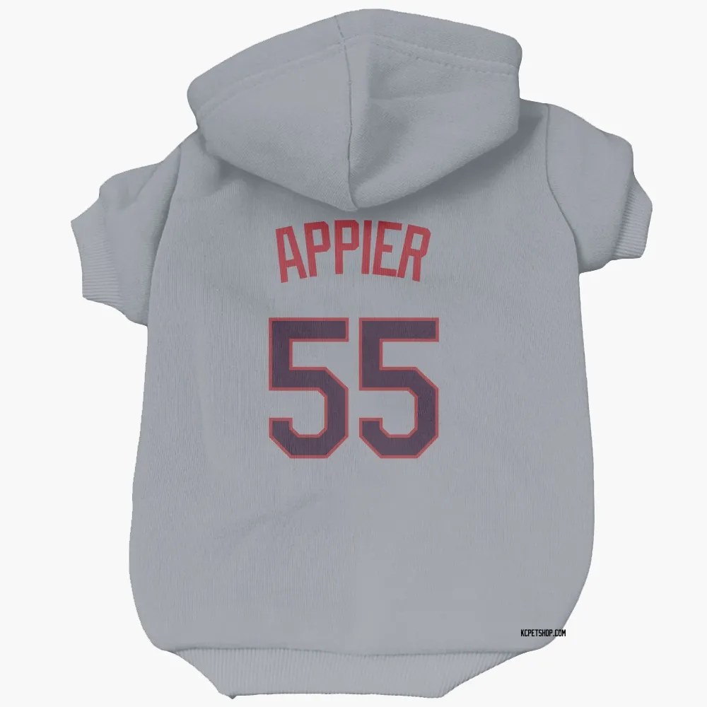 Kansas City Royals Kevin Appier Gray Pet Hoodie for Dog & Cat
