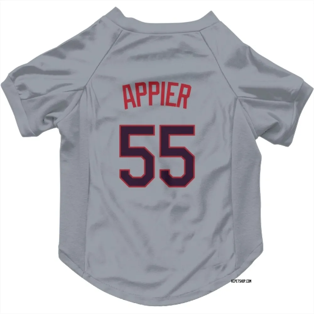 Kansas City Royals Kevin Appier Gray Pet Jersey for Dog & Cat