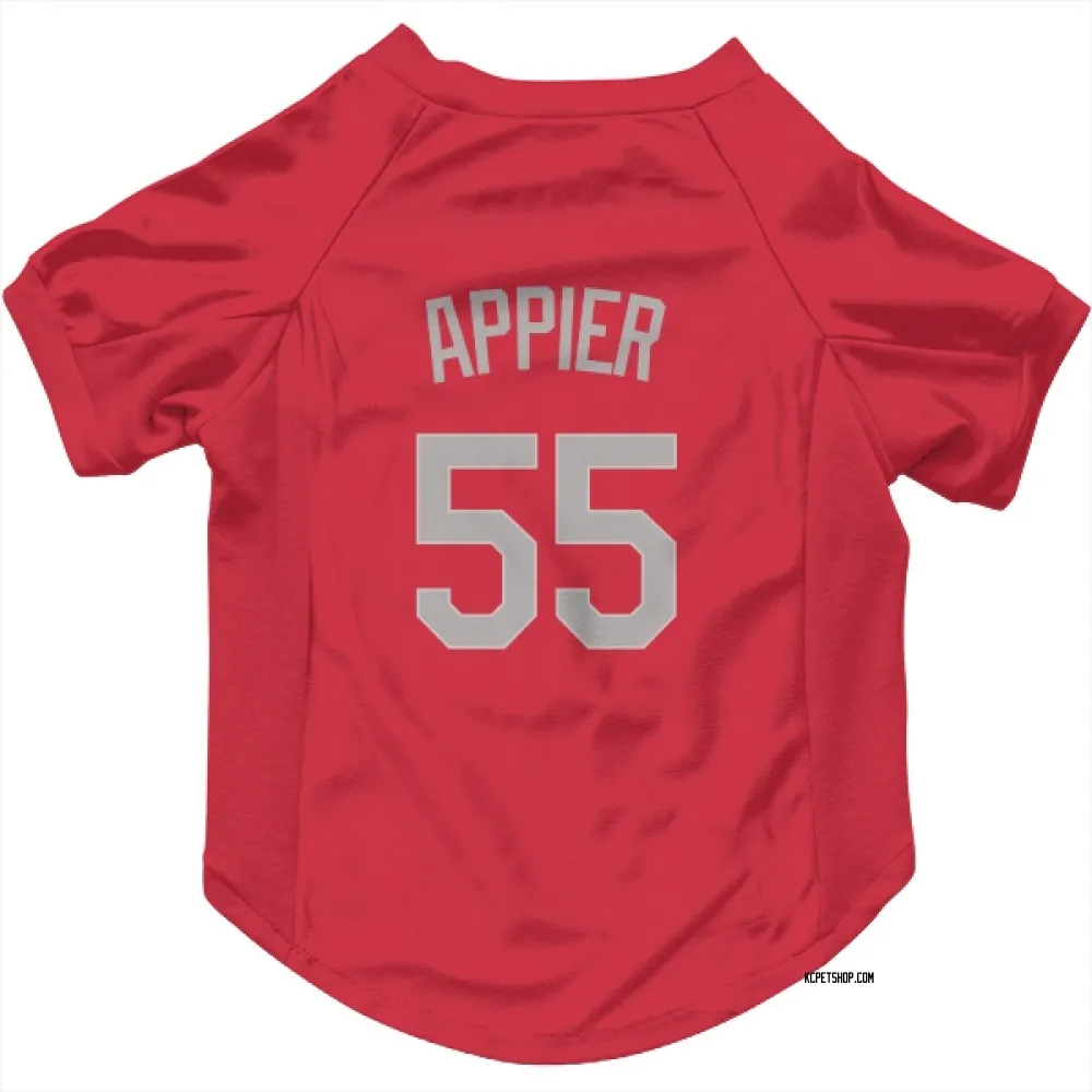 Kansas City Royals Kevin Appier Red Gray Pet Jersey for Dog & Cat