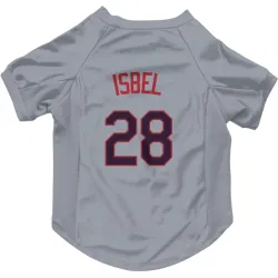 Kansas City Royals Kyle Isbel Gray Pet Jersey for Dog & Cat