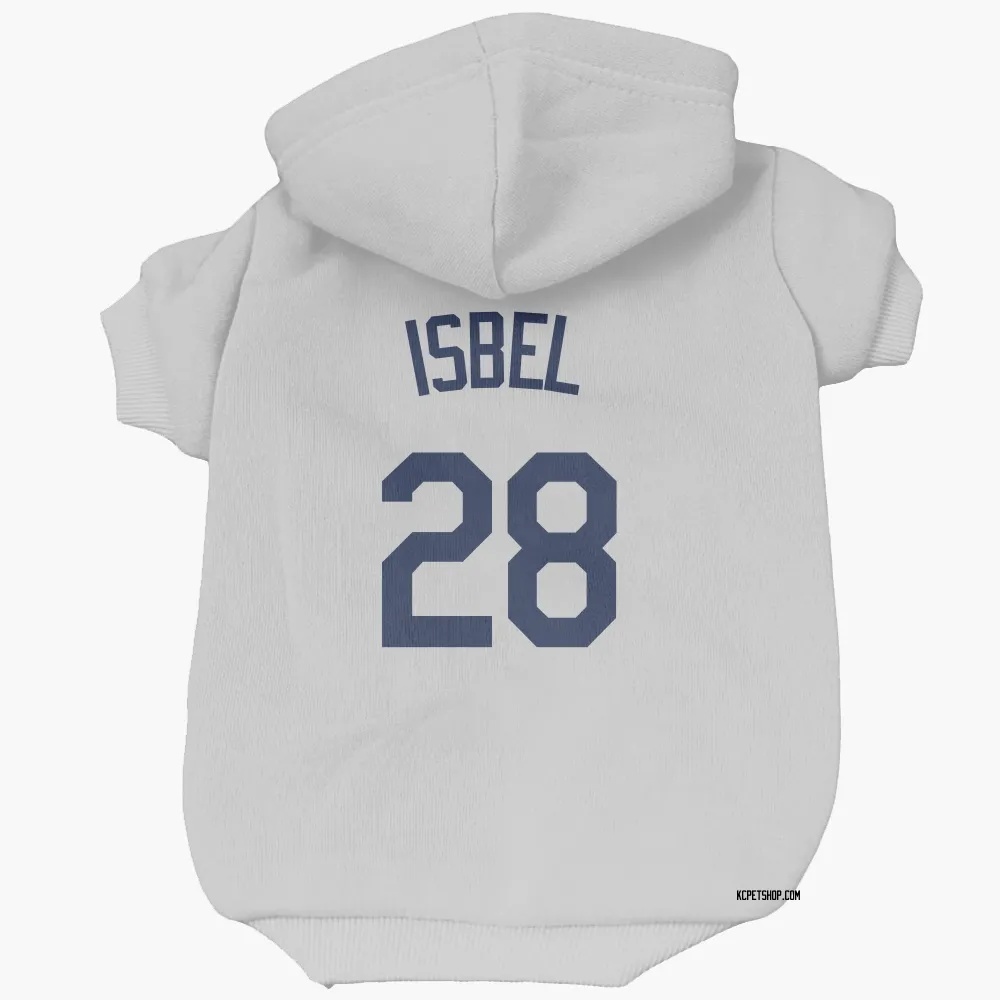 Kansas City Royals Kyle Isbel Pet Hoodie for Dog & Cat