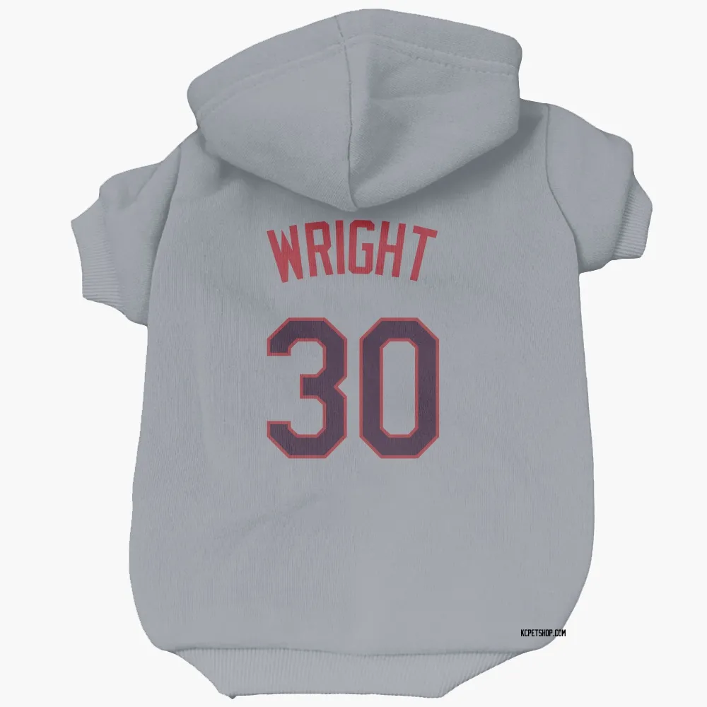 Kansas City Royals Kyle Wright Gray Pet Hoodie for Dog & Cat
