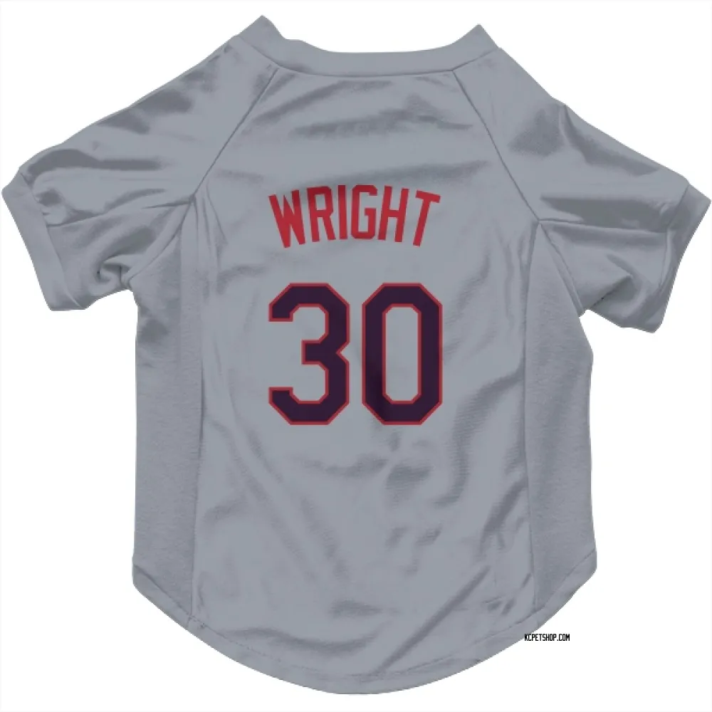 Kansas City Royals Kyle Wright Gray Pet Jersey for Dog & Cat