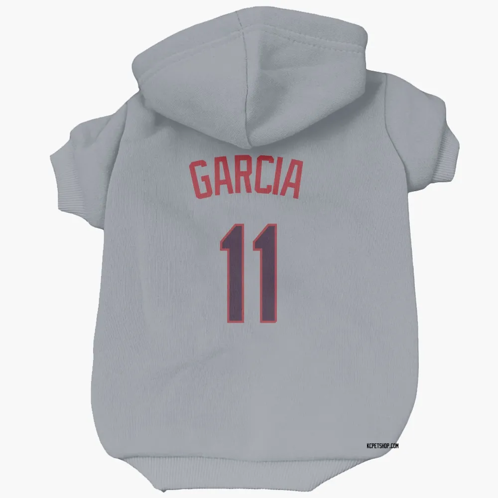 Kansas City Royals Maikel Garcia Gray Pet Hoodie for Dog & Cat