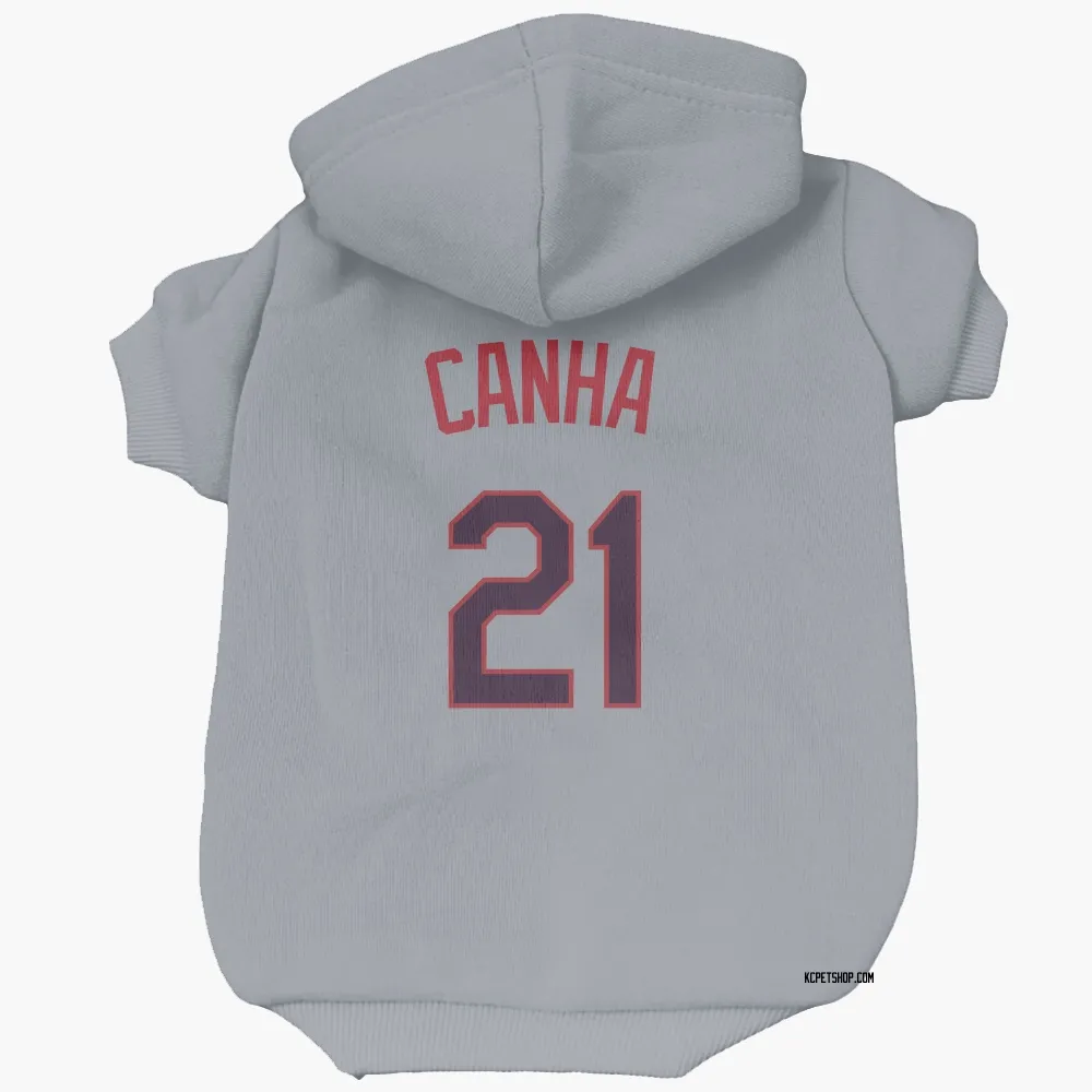 Kansas City Royals Mark Canha Gray Pet Hoodie for Dog & Cat