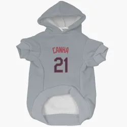 Kansas City Royals Mark Canha Gray Pet Hoodie for Dog & Cat