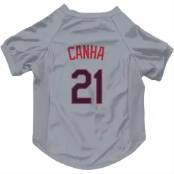 Kansas City Royals Mark Canha Gray Pet Jersey for Dog & Cat
