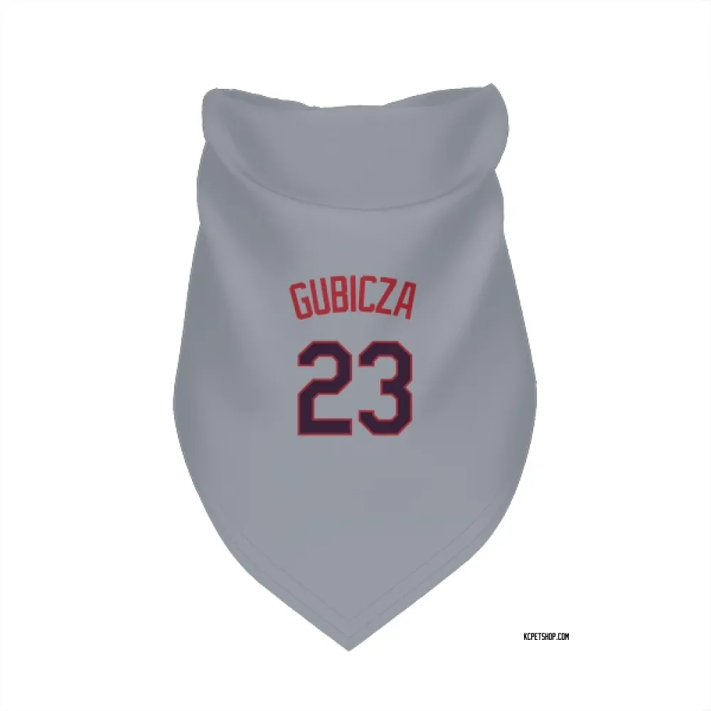 Kansas City Royals Mark Gubicza Gray Pet Bandana for Dog & Cat