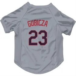 Kansas City Royals Mark Gubicza Gray Pet Jersey for Dog & Cat