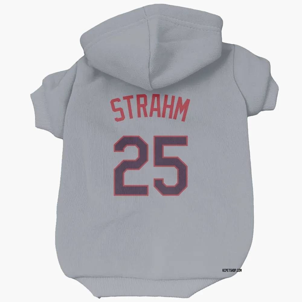 Kansas City Royals Matt Strahm Gray Pet Hoodie for Dog & Cat