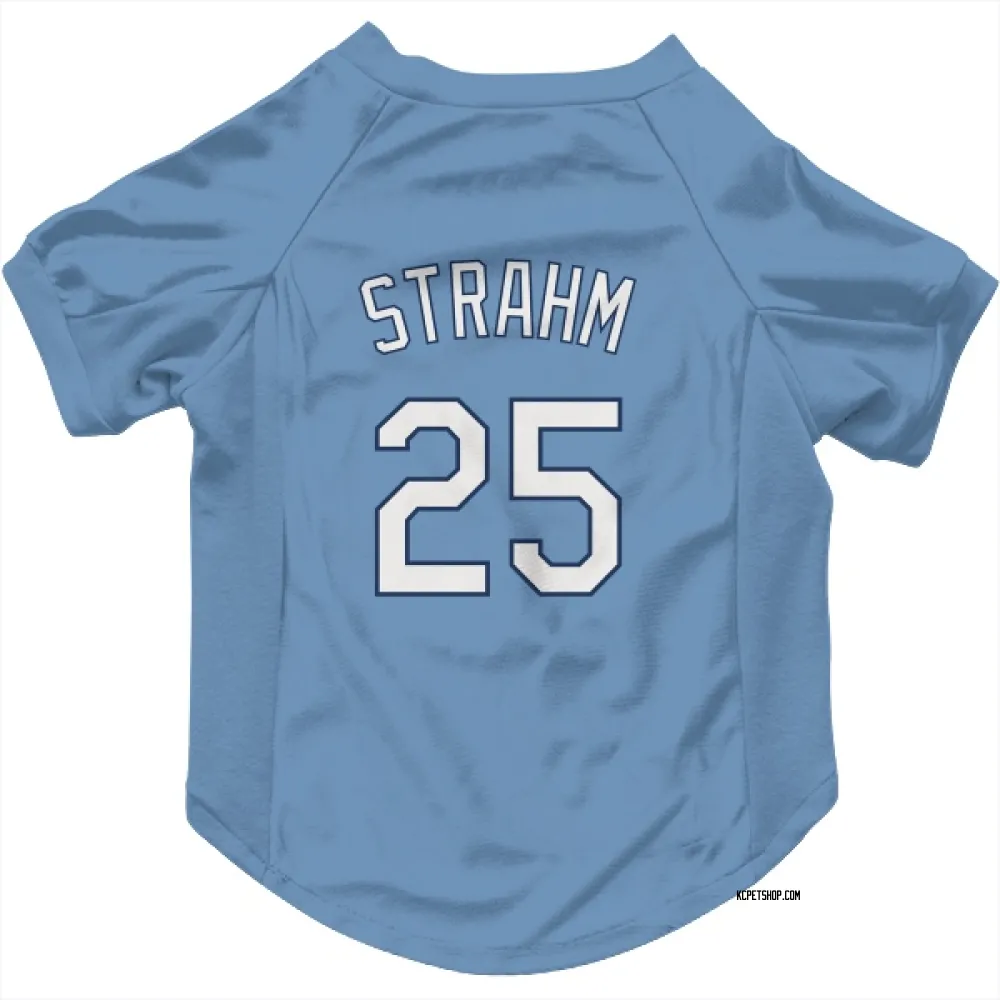 Kansas City Royals Matt Strahm Light Blue Pet Jersey for Dog & Cat