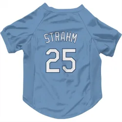 Kansas City Royals Matt Strahm Light Blue Pet Jersey for Dog & Cat