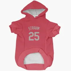 Kansas City Royals Matt Strahm Red Gray Pet Hoodie for Dog & Cat