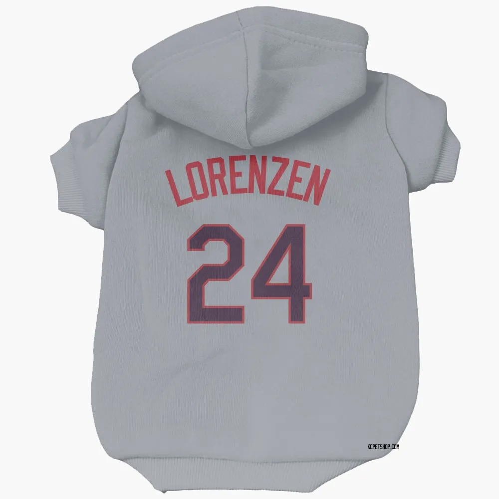 Kansas City Royals Michael Lorenzen Gray Pet Hoodie for Dog & Cat