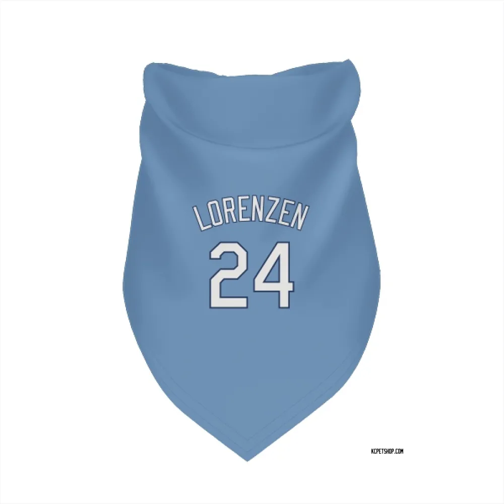 Kansas City Royals Michael Lorenzen Light Blue Pet Bandana for Dog & Cat