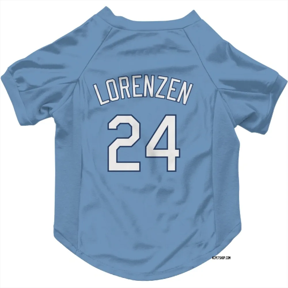 Kansas City Royals Michael Lorenzen Light Blue Pet Jersey for Dog & Cat